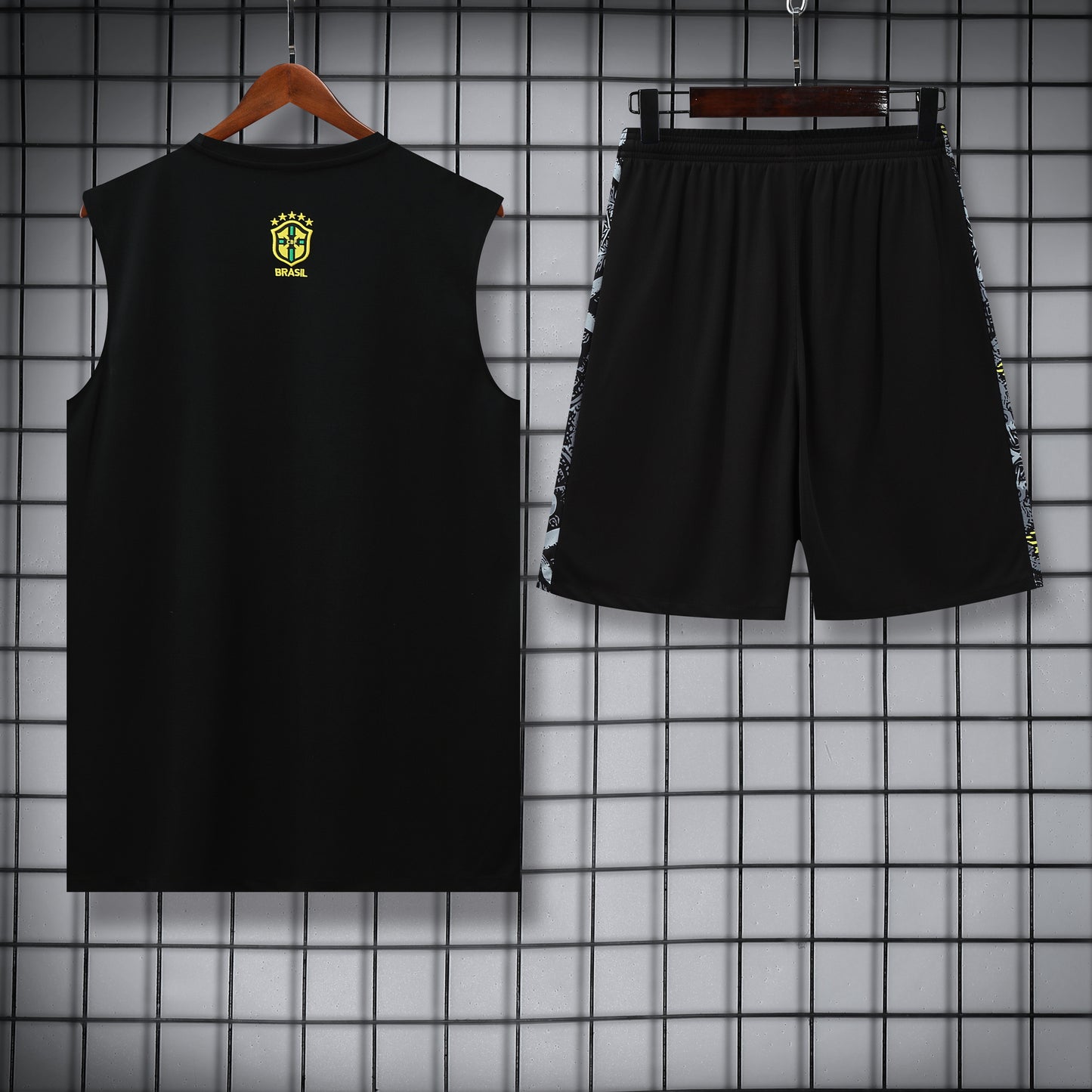 Brasile Kit Training Canotta 25-26 Black