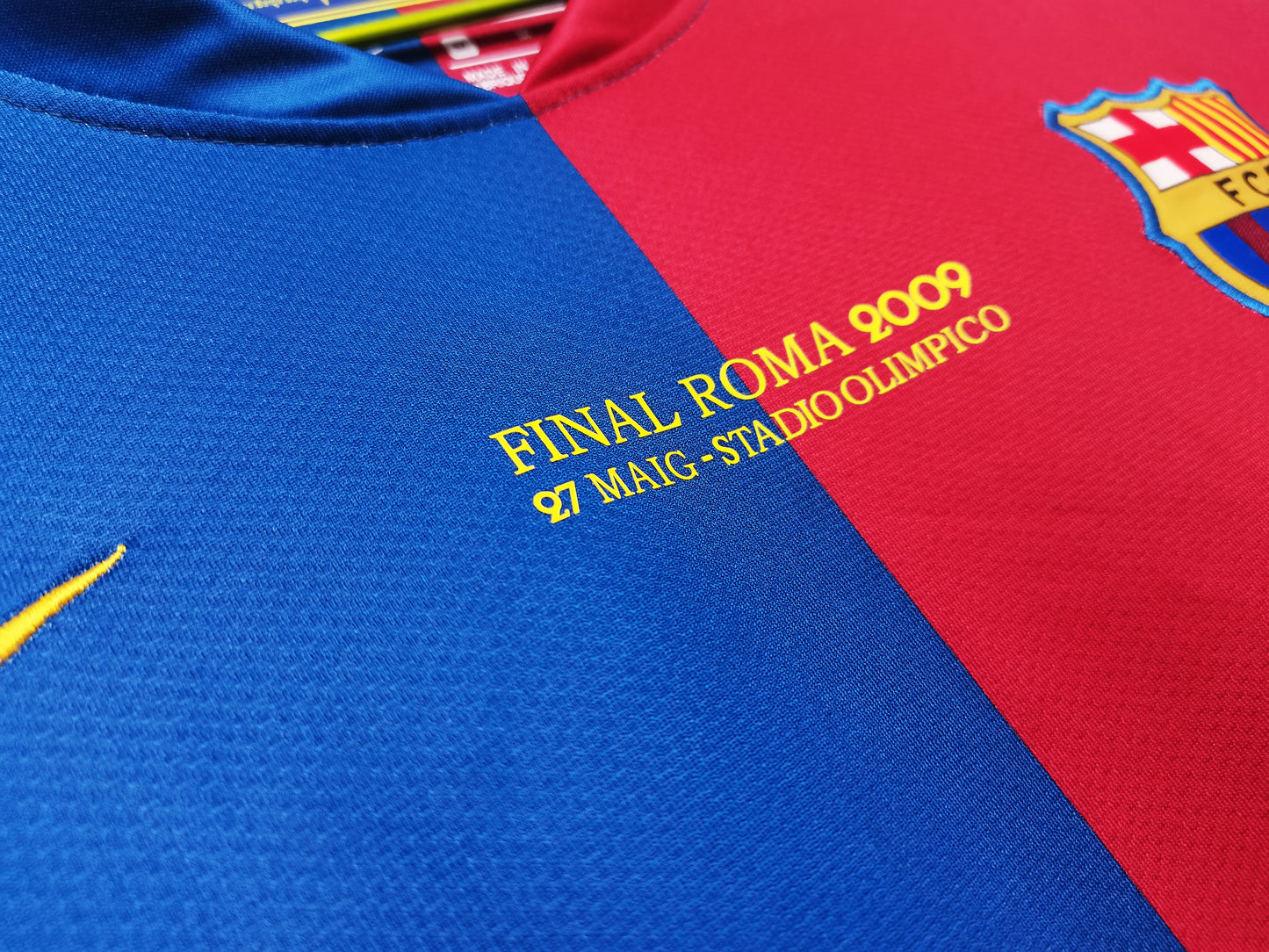 Barcelona Champions League Finale Roma 2009 Jersey
