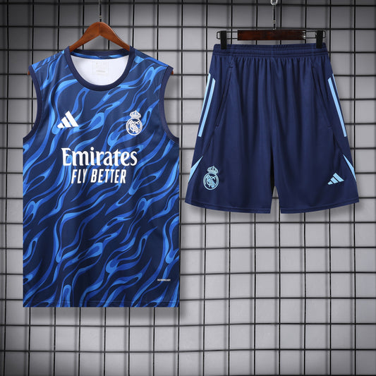 Real Madrid Kit Training Blue Canotta 25-26